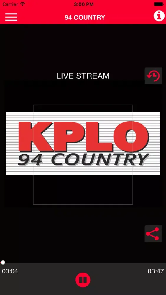 Tangkapan skrin KPLO 94 Country