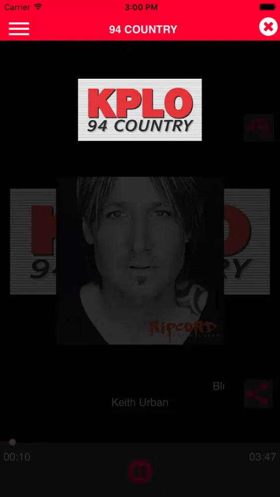 Tangkapan skrin KPLO 94 Country