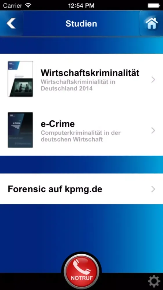 KPMG Forensic Krisenmanager سکرین شاٹس