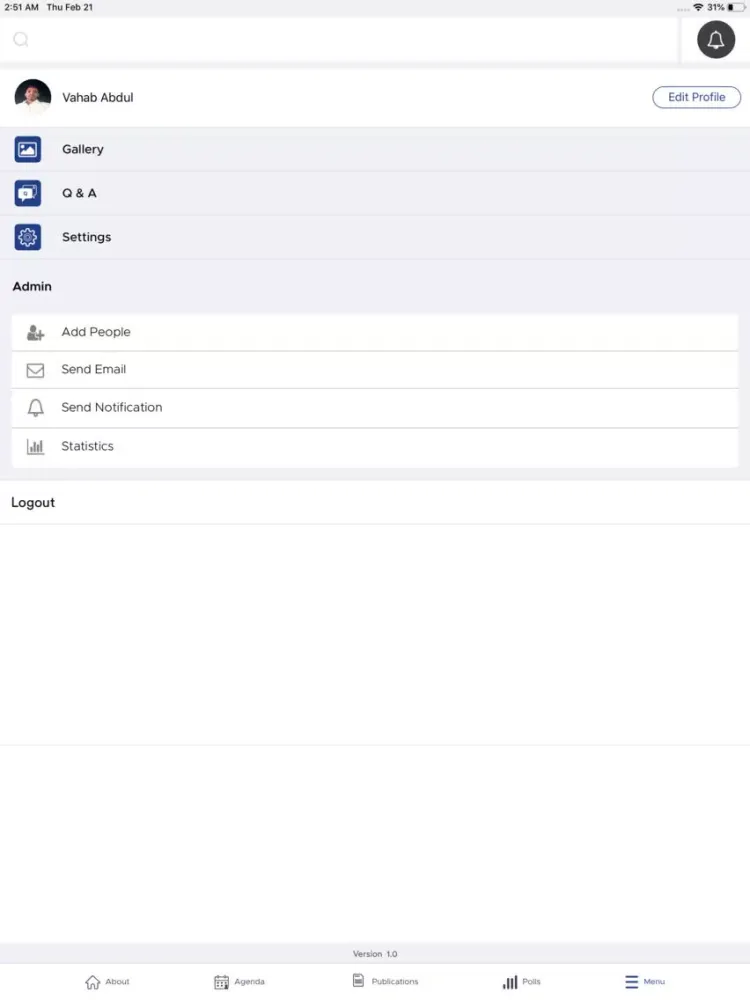 KPMG India Accounting Event iPad  スクリーンショット