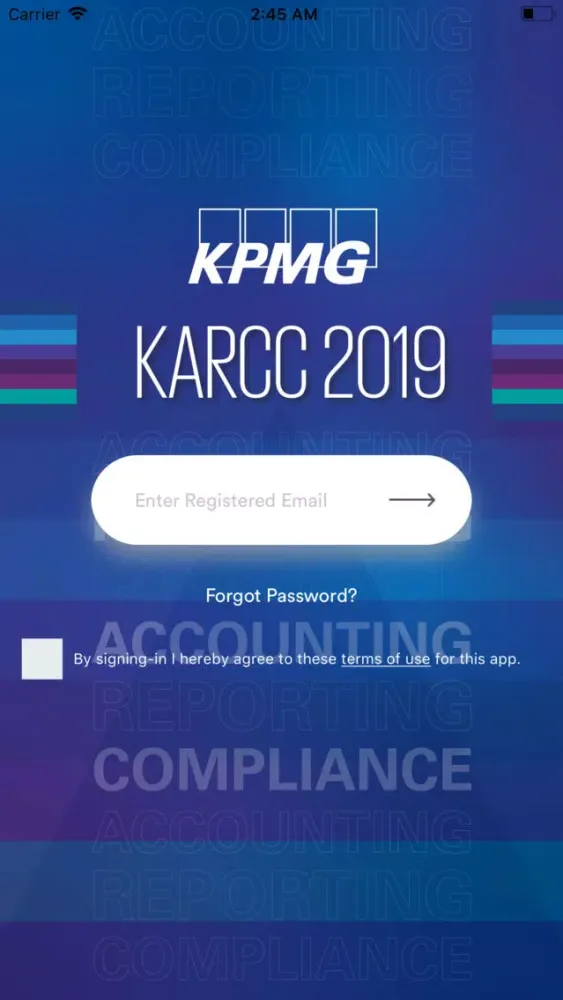 KPMG India Accounting Event スクリーンショット