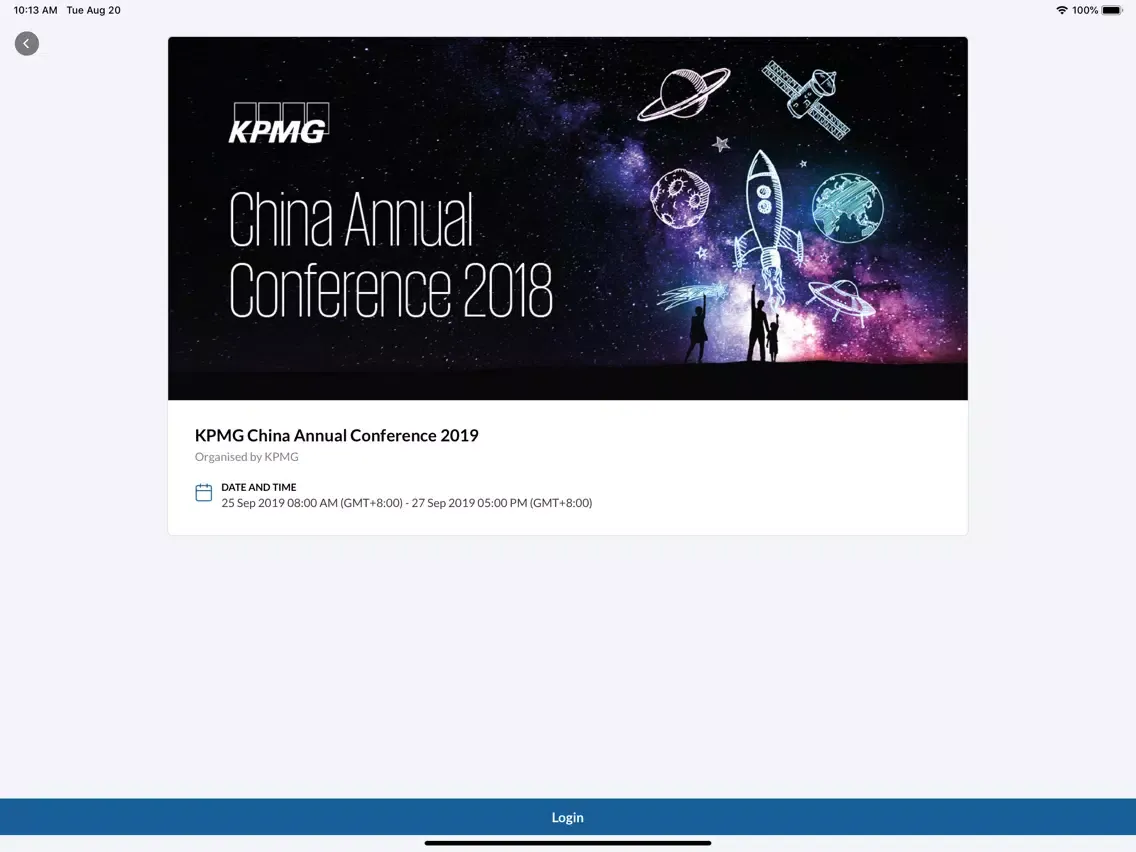 KPMG China Annual Conference iPad  Screenshots