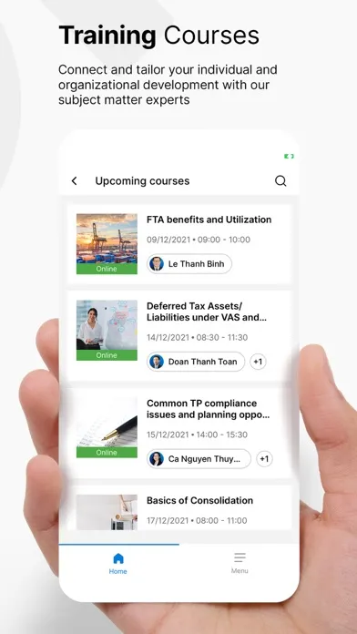 Ảnh chụp màn hình của KPMG OnDemand