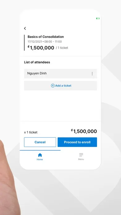 Ảnh chụp màn hình của KPMG OnDemand