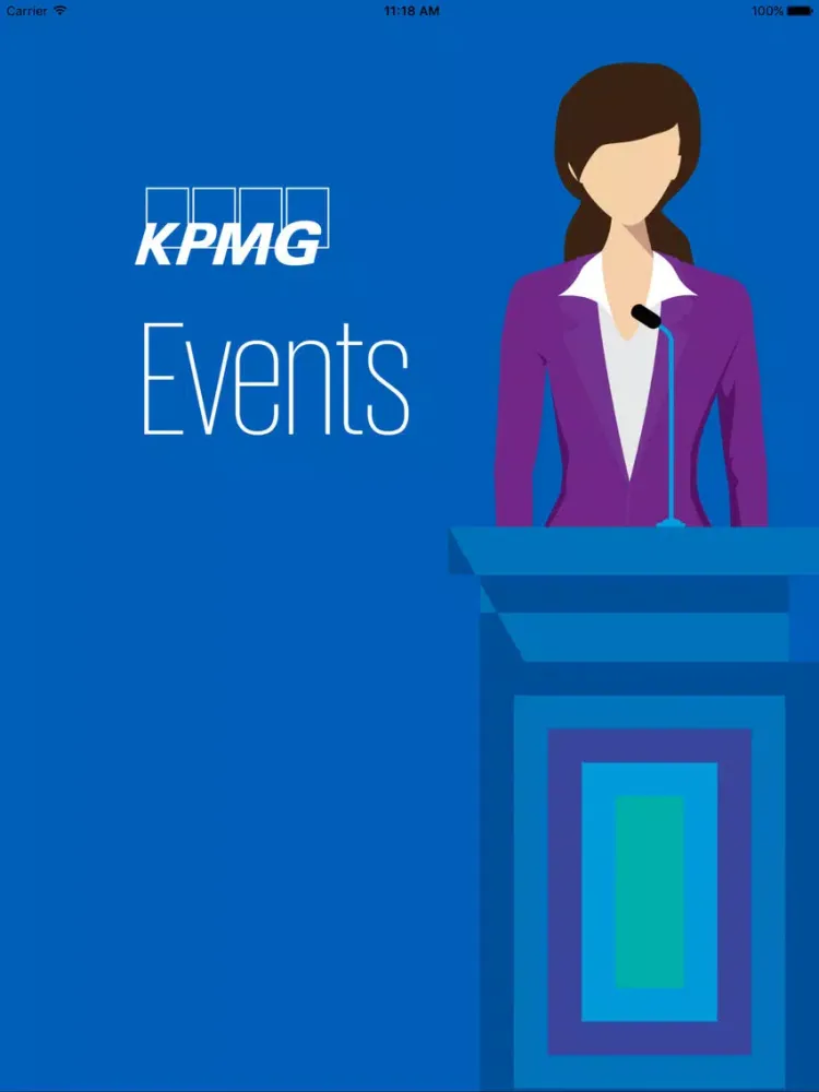 KPMG DE Events iPad  スクリーンショット