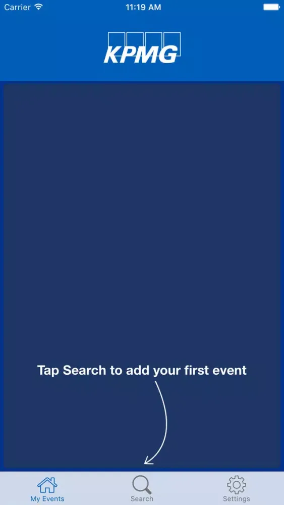 KPMG DE Events スクリーンショット