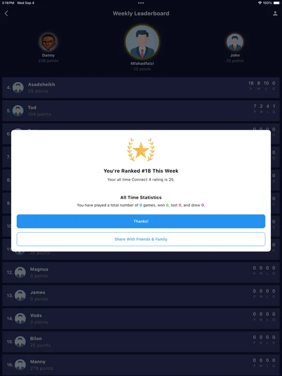 Connect4 Official iPad  स्क्रीनशॉट