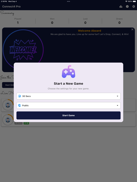 Zrzuty ekranu Connect4 Official iPad 