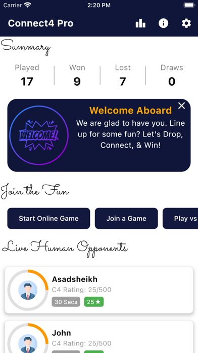 Zrzuty ekranu Connect4 Official