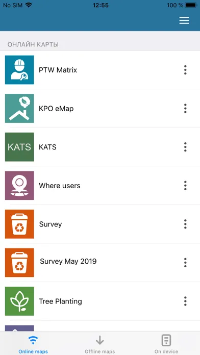 Capturas de pantalla de GIS KPO