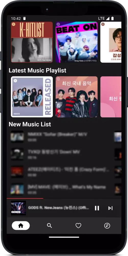Kpop Songs, Music Screenshots