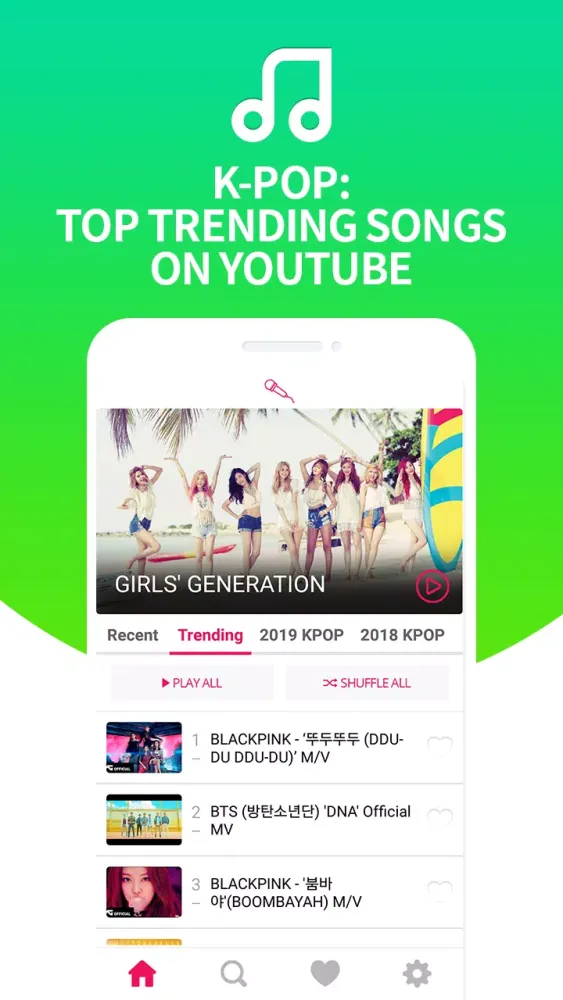 K-pop Music Screenshots