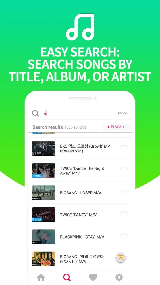 K-pop Music Screenshots