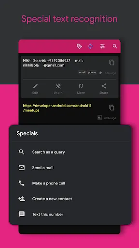 تصاویر XClipper - Clipboard manager