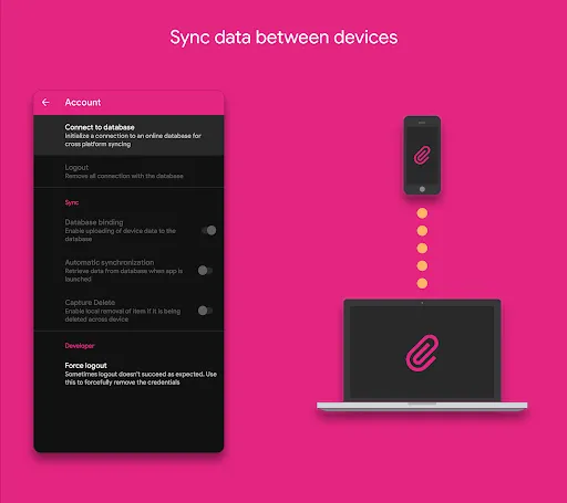 تصاویر XClipper - Clipboard manager