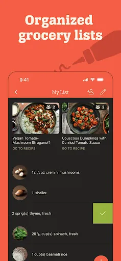 KptnCook Meal Plan & Recipes Screenshots