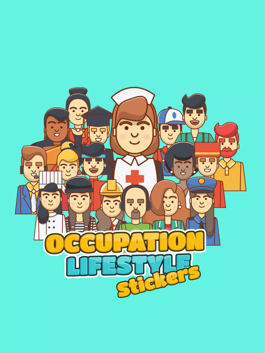 Скриншоты Occupation Stickers - Lifestyle Professions iPad 