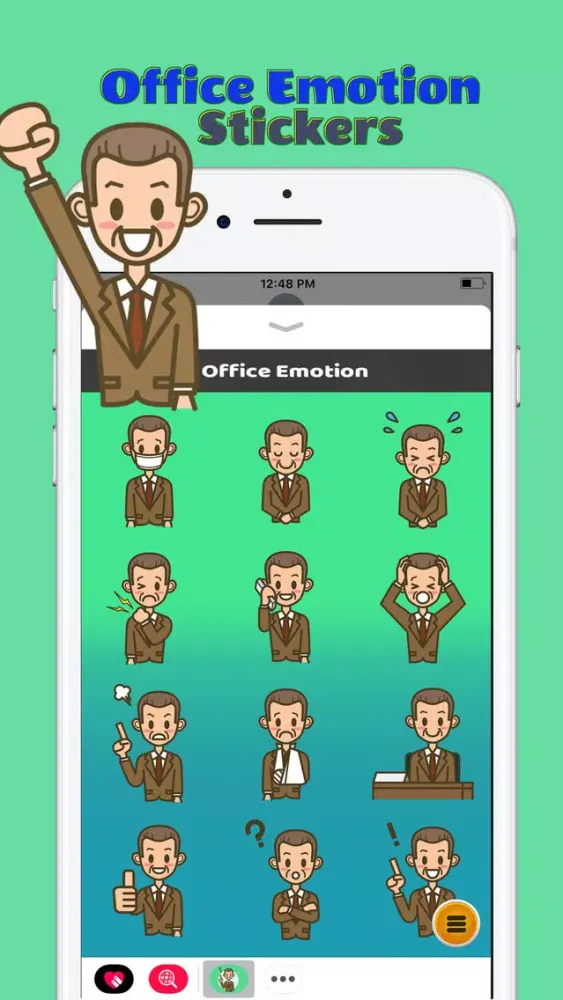 Office Emotion Stickers Ekran Görüntüleri