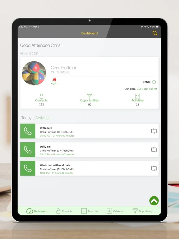 Handheld Contact Api iPad  스크린샷