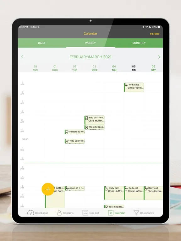 Handheld Contact Api iPad  스크린샷