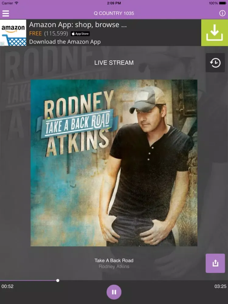 Q Country 103.5FM iPad 应用截图