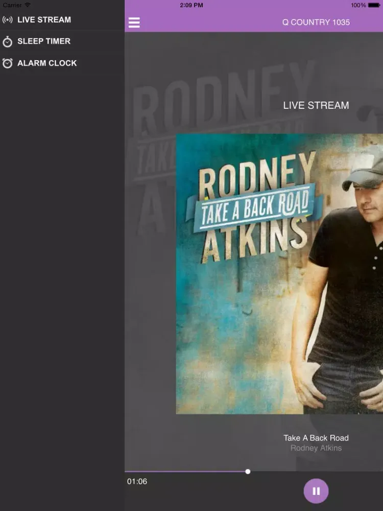 Q Country 103.5FM iPad 应用截图
