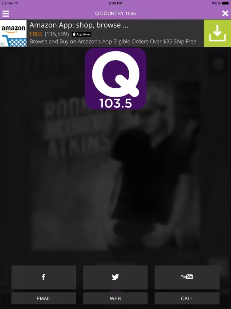 Q Country 103.5FM iPad 应用截图