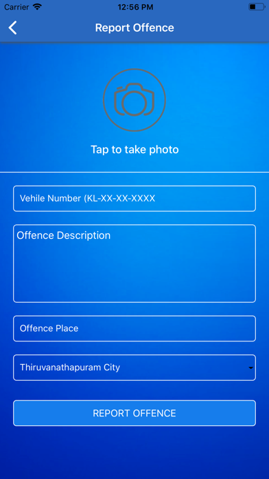 Traffic Offence Reporting স্ক্রিনশট