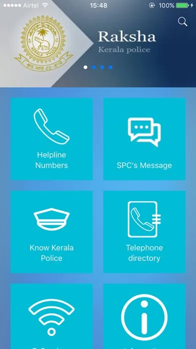 RAKSHA Kerala Police Screenshots