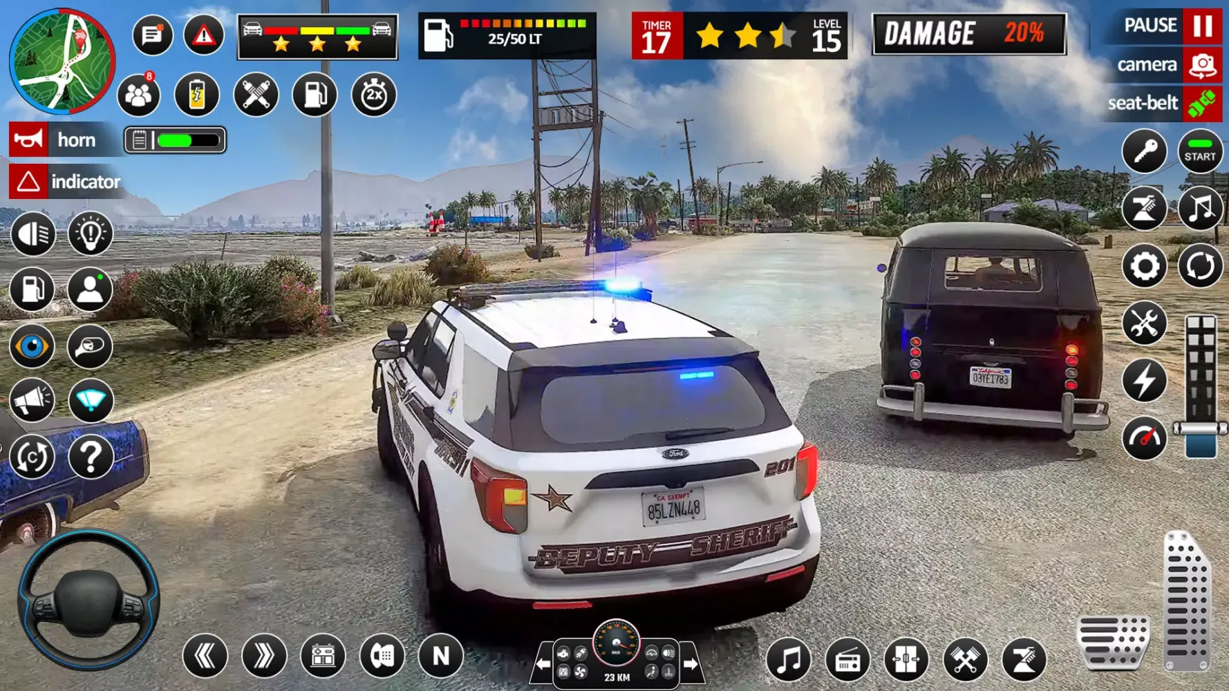 Tangkapan layar Police Car 3D Police Games