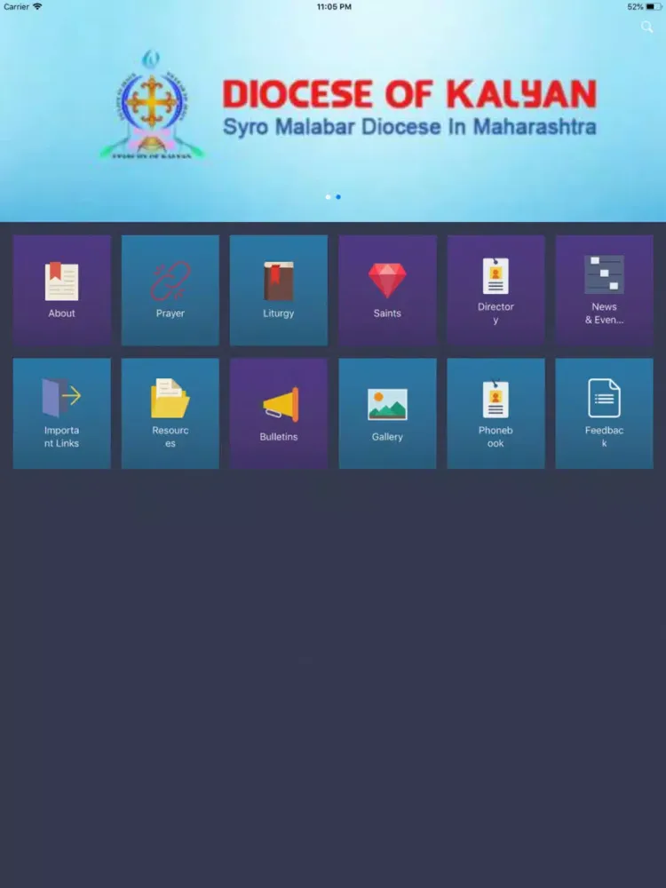 Kalyan Diocese iPad 应用截图