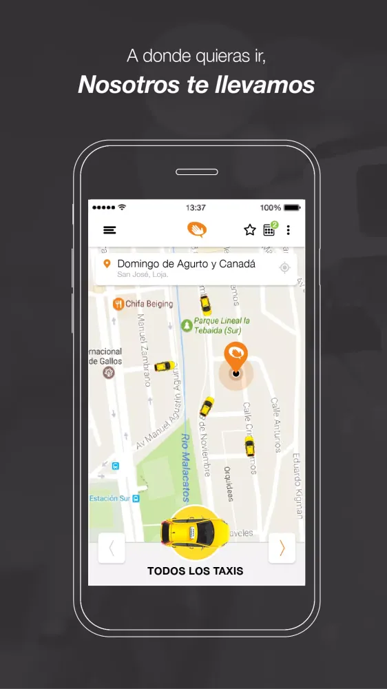 Ktaxi, una app de Clipp Screenshots