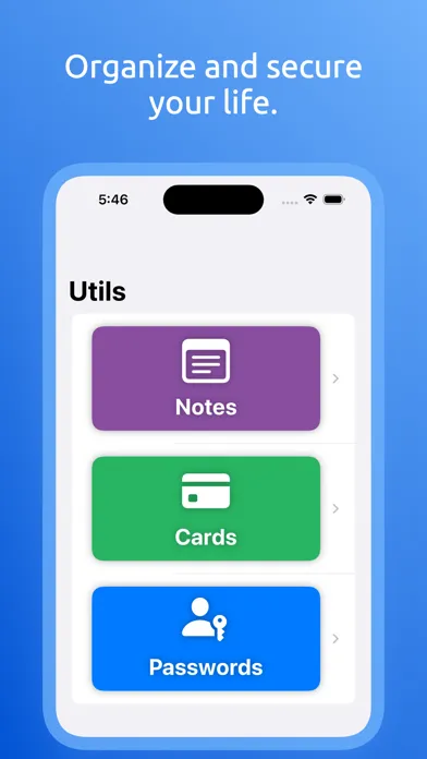 Tangkapan layar Lock app - Secure Vault