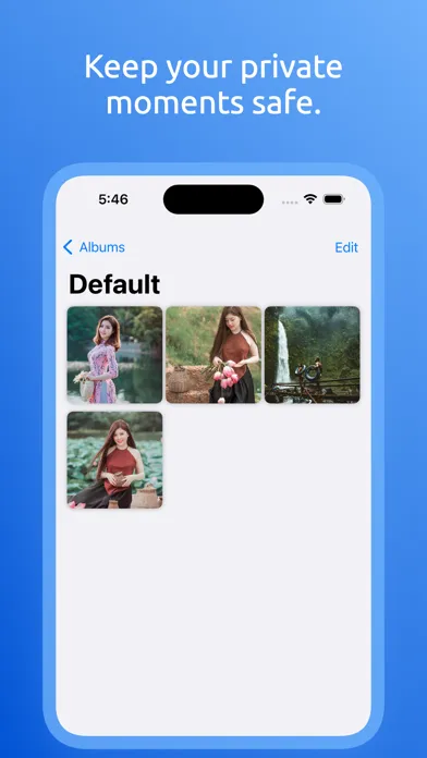 Tangkapan layar Lock app - Secure Vault