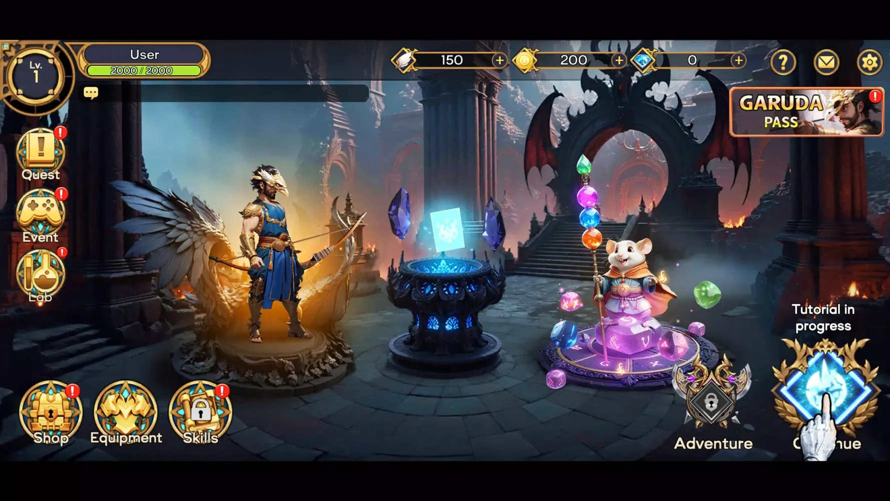 Garuda Saga: Fantasy RPG स्क्रीनशॉट