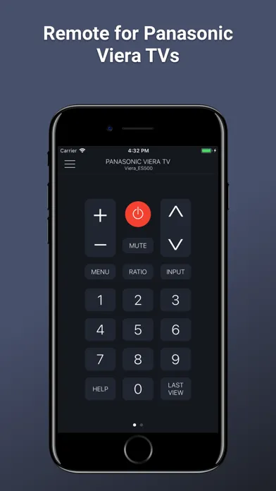 PanRC - Panasonic TV Remote Screenshots