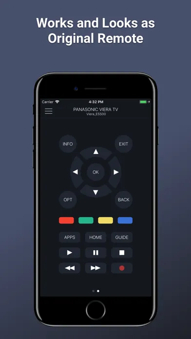 PanRC - Panasonic TV Remote Screenshots