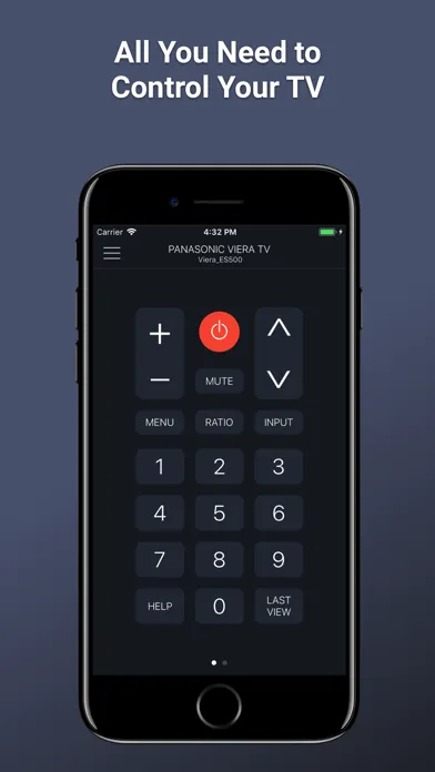 PanRC - Panasonic TV Remote Screenshots