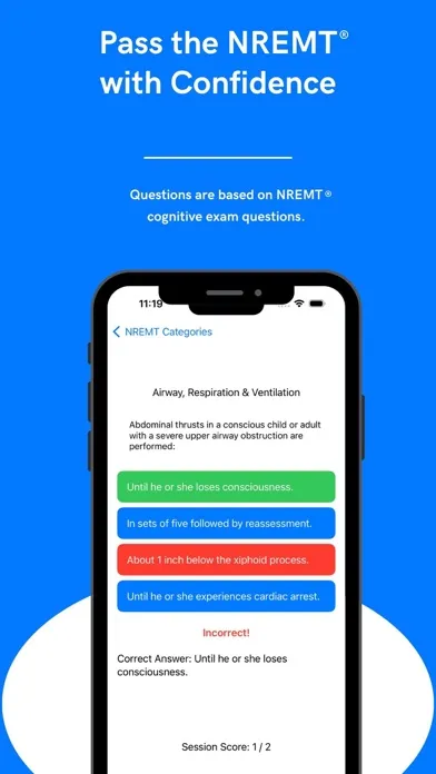ภาพหน้าจอของ NREMT EMT Basic Exam Prep 2024