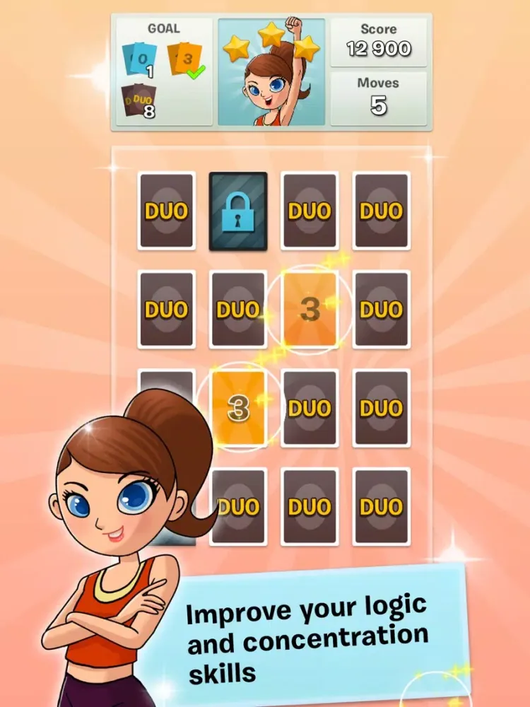 DUO! Pairs & Brain Fitness Game iPad  স্ক্রিনশট