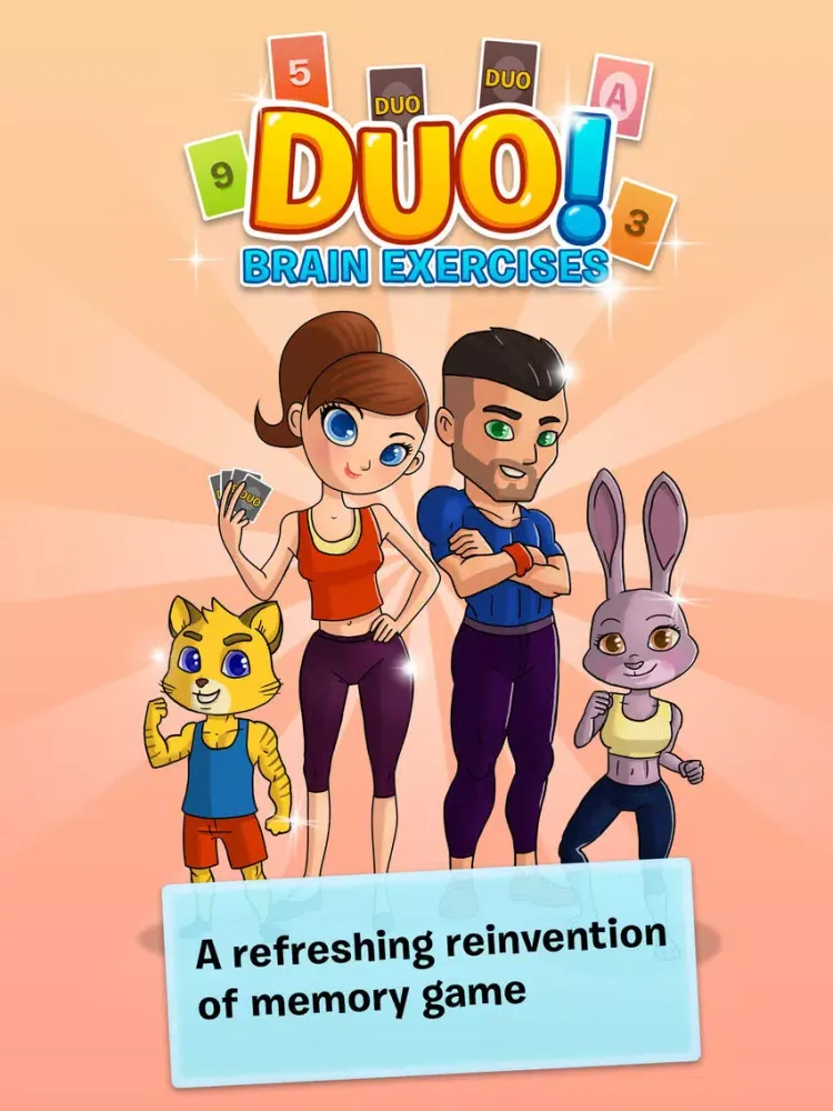 DUO! Pairs & Brain Fitness Game iPad  স্ক্রিনশট