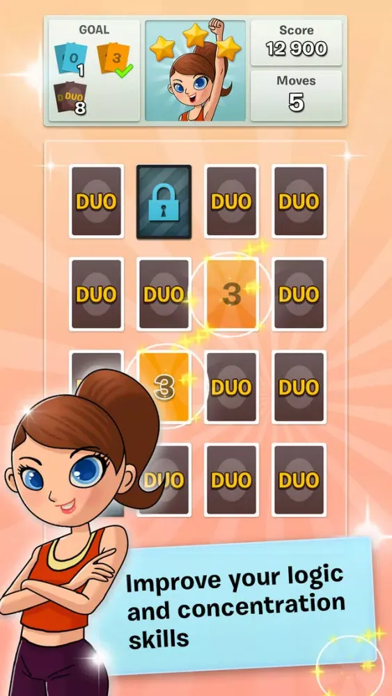 DUO! Pairs & Brain Fitness Game স্ক্রিনশট