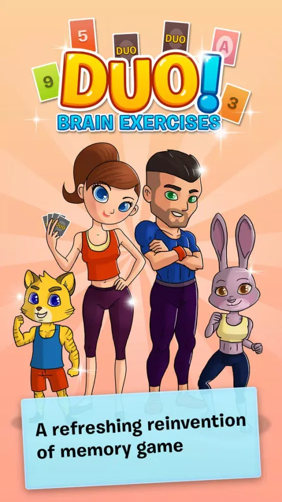 DUO! Pairs & Brain Fitness Game স্ক্রিনশট