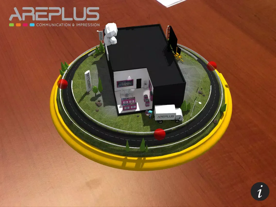 Tangkapan layar Areplus Carte de visite interactive iPad 