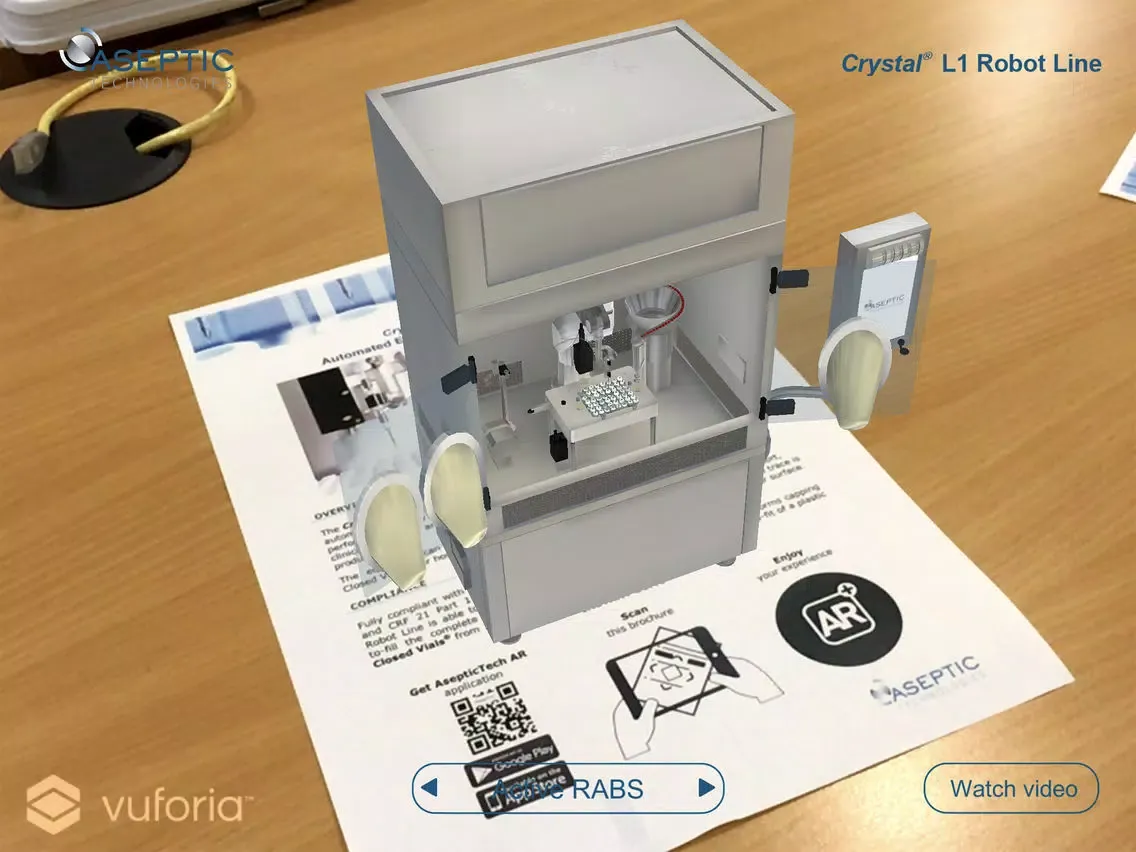 AsepticTech AR iPad 應用截圖