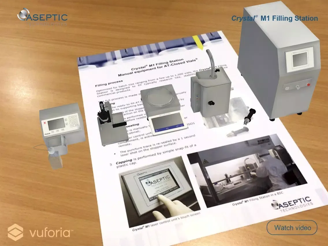AsepticTech AR iPad 應用截圖
