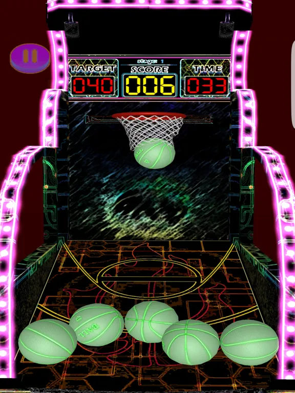 Neon Basket iPad  스크린샷