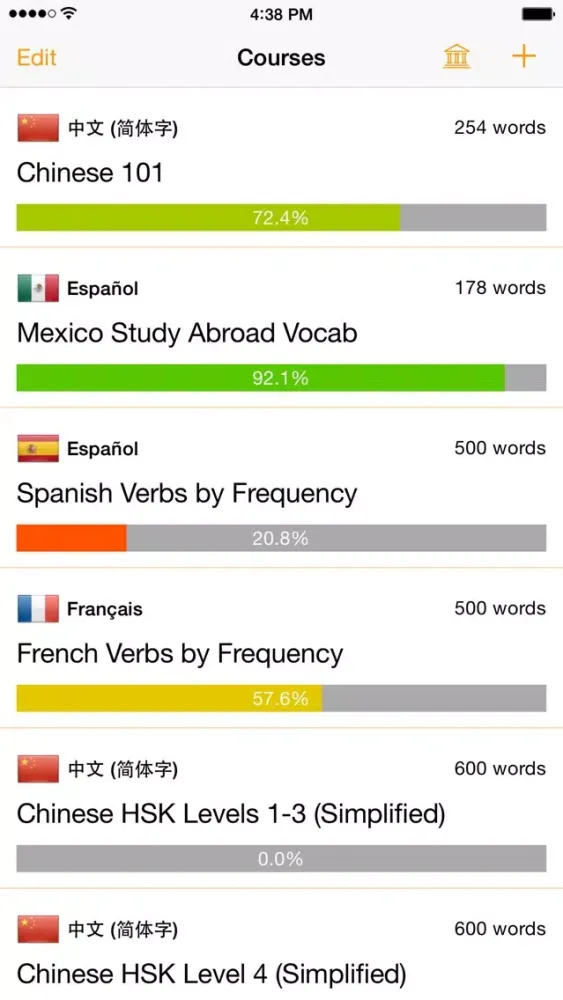 Tigercards - Custom Flashcards & Language Courses سکرین شاٹس