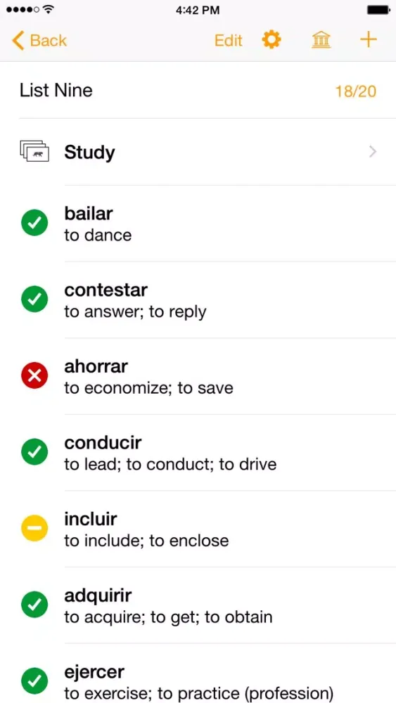 Tigercards - Custom Flashcards & Language Courses سکرین شاٹس