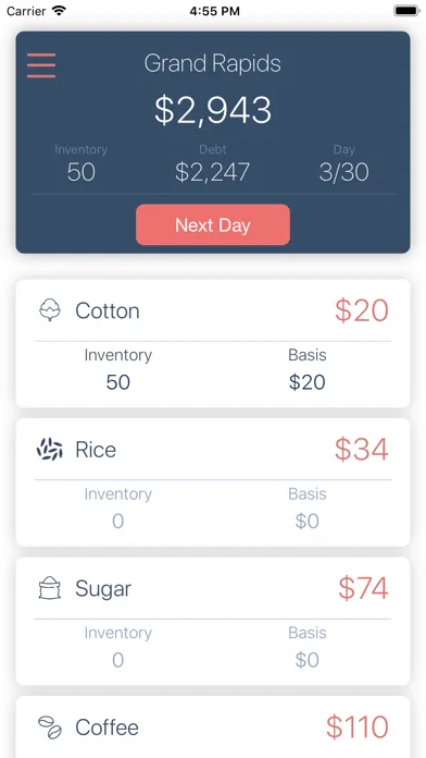 Screenshot di Commodity Wars